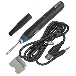 Паяльник WEP 947 USB портативный с подставкой (питание от USB 5V, 9W, t 500 гр C)