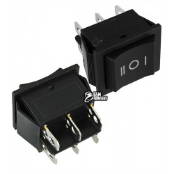 Переключатель клавишный KCD4-203, on-off-on, 3 положения 25.5*31 мм, 16A/250V Переключатель клавишный KCD4-203, on-off-on, 3 положения 25.5*31 мм, 16A/250V