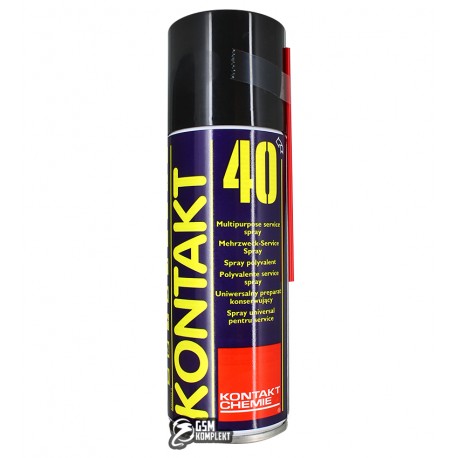 Спрей Kontakt Chemie KONTAKT 40, защитное и смазывающее средство широкого применения, 200 мл