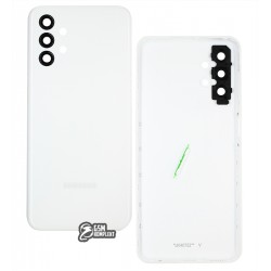 Задня панель корпусу Samsung A135 Galaxy A13, біла