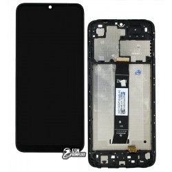 Дисплей для Xiaomi Redmi A1, чорний, із сенсорним екраном, з рамкою, High Copy
