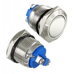 Кнопка антивандальна 19мм без фіксації, 220V, виводи під гвинт Кнопка антивандальна 19мм без фіксації, 220V, виводи під гвинт