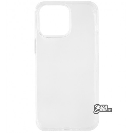 Чехол для iPhone 14 Pro Max, силиконовый, 0.5 мм, прозрачный