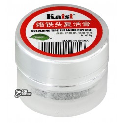 Очиститель жал паяльника Kaisi Soldering Tips Cleaning Crystal, 8 гр. (очистка кислотной пастой) Очиститель жал паяльника Kaisi Soldering Tips Cleaning Crystal, 8 гр. (очистка кислотной пастой)