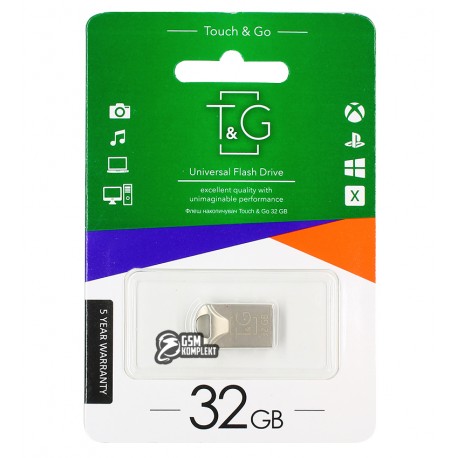 Флешка 32 Gb TG USB Flash metal series 106, чорна