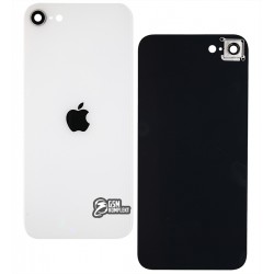 Задняя панель корпуса для Apple iPhone SE 2020, белый, со стеклом камеры