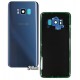 Задня панель корпусу для Samsung G950F Galaxy S8, G950FD Galaxy S8, блакитна, зі склом камери, повна збірка, оригінал (PRC), coral blue