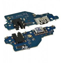 Шлейф для Realme C20, C21, конектора зарядки, конектора гарнітури, з мікрофоном, (плата зарядки)