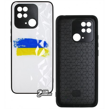 Чехол для Xiaomi Poco C40, Redmi 10C, Ladies Ukrainian Flag, пластик-силикон