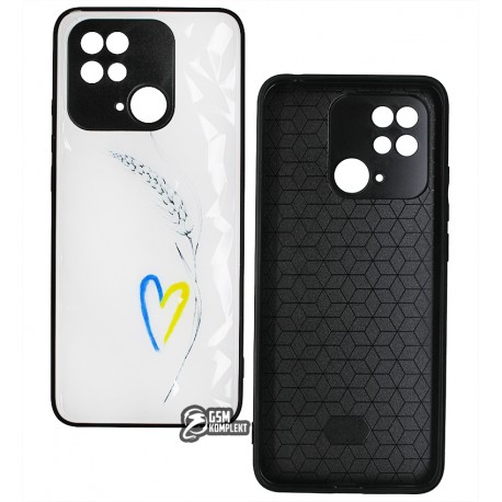 Чехол для Xiaomi Poco C40, Redmi 10C, Ladies Ukrainian Heart, пластик-силикон Чехол для Xiaomi Poco C40, Redmi 10C, Ladies Ukrainian Heart, пластик-силикон