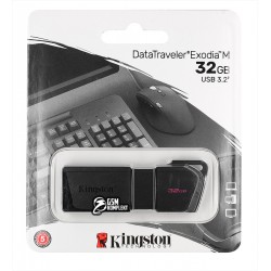 Флешка 32Gb, Kingston DataTraveler Exodia M, USB3.2, DTXM/32Gb