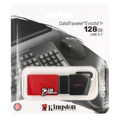Флешка 128Gb, Kingston DataTraveler Exodia M, USB3.2, DTXM/128Gb Флешка 128Gb, Kingston DataTraveler Exodia M, USB3.2, DTXM/128Gb