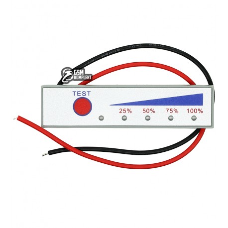 Акумуляторний тестер ємності літієвих акумуляторів (3S) 11.1-12.6V светітлодіодний індікатор