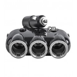 Разветвитель прикуривателя Koni Strong KS45 |3Socket 10A/120W, 2USB/3.1A| (black) Разветвитель прикуривателя Koni Strong KS45 |3Socket 10A/120W, 2USB/3.1A| (black)