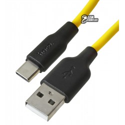 Кабель Type-C - USB, Hoco X21 Plus, 1м, 3А, харчовий силікон, надм'який Кабель Type-C - USB, Hoco X21 Plus, 1м, 3А, харчовий силікон, надм'який