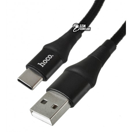 Кабель Type-C - USB, Hoco X50 Excellent, 3А, 1 метр, черный