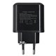 Зарядний пристрій Usams US-CC085 T23 QC3.0+PD3.0 18W Digital Display Fast Charger, чорний із кабелем Type-C - Lightning