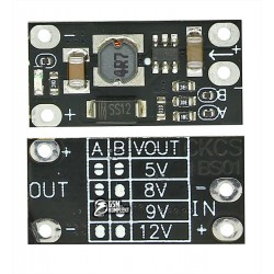 DC/DC Перетворювач напруги підвищуючий SS24 Вхідна напруга: 2.5-12В; Вихідна напруга: 5/8/9/12В, 1A(MAX)