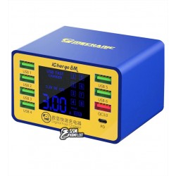 Зарядное устройство Mechanic iCharge 8M (6 USB + 1QC3.0 + 1PD 18W USB-C)