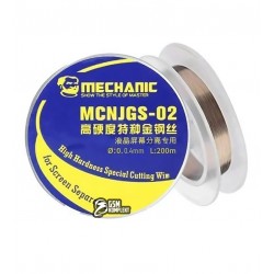 Струна Mechanic JGS02, для разделения дисплея от тачскрина, 0,03 мм, 200 м