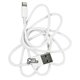 Кабель Lightning - USB, Hoco X64 Lightweight charging data, 1 метр, до 2.4А, білий