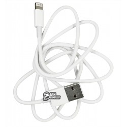 Кабель Lightning - USB, Hoco X64 Lightweight charging data, 1 метр, до 2.4А, белый
