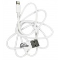 Кабель Lightning - USB, Hoco X64 Lightweight charging data, 1 метр, до 2.4А, білий