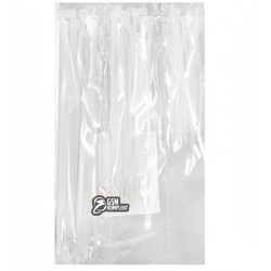 Набір стяжок для кабеля 100/2,5; 150/3,5; 200/4,8 білі (по 20шт.)