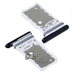 Тримач SIM-карти для Samsung G998 Galaxy S21 Ultra 5G, чорний