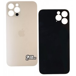 Задняя панель корпуса для Apple iPhone 12 Pro, золотистый, без снятия рамки камеры, big hole Задняя панель корпуса для Apple iPhone 12 Pro, золотистый, без снятия рамки камеры, big hole