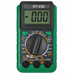 Мультиметр цифровий HandsKit DT-33D, з підсвічуванням Мультиметр цифровий HandsKit DT-33D, з підсвічуванням