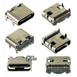 Конектор заряджання USB Type-C, smd монтажне гніздо на плату Конектор заряджання USB Type-C, smd монтажне гніздо на плату