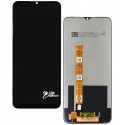 Дисплей Realme C11, Realme C12, Realme C15, Narzo 50A (2021), черный, с сенсорным экраном (дисплейный модуль), High quality