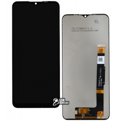 Дисплей для TCL 30E (6127A), 30SE (6165H), черный, с сенсорным экраном (дисплейный модуль)