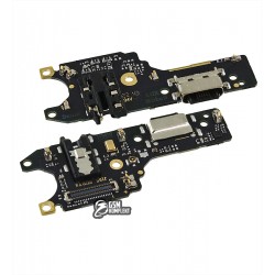 Шлейф для Xiaomi Redmi Note 9, коннектора зарядки, (плата зарядки), High Copy, M2003J15SC, M2003J15SG, M2003J15SS