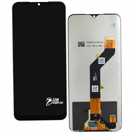 Дисплей Tecno Pop 6 Pro, с сенсорным экраном (дисплейный модуль), черный
