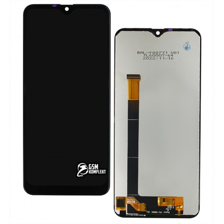 Дисплей для Ulefone S11, чорний, із сенсорним екраном (дисплейний модуль)