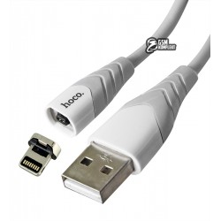 Кабель Lightning - USB, Hoco X63 Racer magnetic charging cable, магнитный, белый