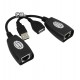 Подовжувач USB по кабелю кручена пара до 50метрів (USB - Ethernet)