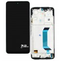 Дисплей для Xiaomi Redmi Note 12 5G, черный, c рамкой, China quality, (TFT)