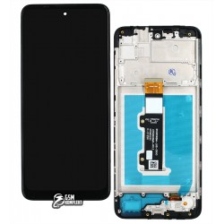 Дисплей для Motorola XT2159 Moto E40, черный, с рамкой, High Copy Дисплей для Motorola XT2159 Moto E40, черный, с рамкой, High Copy