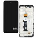 Дисплей для Motorola XT2231 Moto G22, черный, с рамкой, High Copy