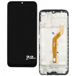Дисплей Tecno Spark 4, Camon 12 (KC2, KC8, CC7), із сенсорним екраном (дисплейний модуль), чорний, з рамкою Дисплей Tecno Spark 4, Camon 12 (KC2, KC8, CC7), із сенсорним екраном (дисплейний модуль), чорний, з рамкою