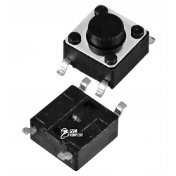 Кнопка тактовая 6 x 6 x 4,3 мм, 4pin Кнопка тактовая 6 x 6 x 4,3 мм, 4pin