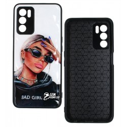 Чехол для Oppo A16, Ladies Bad Girl, пластик-силикон Чехол для Oppo A16, Ladies Bad Girl, пластик-силикон