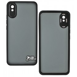 Чохол для Xiaomi Redmi 9A, Redmi 9I, Matte Protection, силикон+пластик, чорний