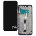 Дисплей для Xiaomi Redmi Note 9S, синій, з рамкою, оригінал (PRC)