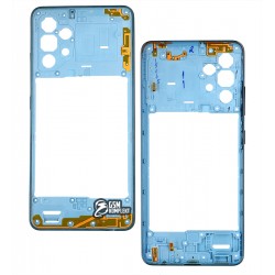 Середня частина корпуса Samsung A325 Galaxy A32 (2021), блакитна