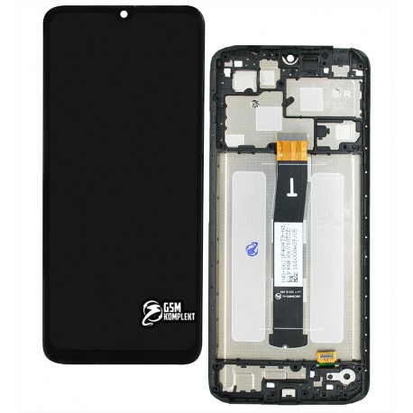 Дисплей для Xiaomi Redmi 12C, черный, с тачскрином, High Copy, с рамкой