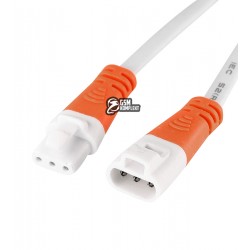 Разъемы питания пыленепроницаемые, 3pin, IP60, (штекер+гнездо) с кабелем 3х0,5мм.кв., белые Разъемы питания пыленепроницаемые, 3pin, IP60, (штекер+гнездо) с кабелем 3х0,5мм.кв., белые